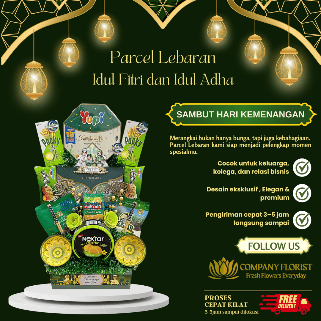 Parcel Snack Lebaran Modern Desain Elegan